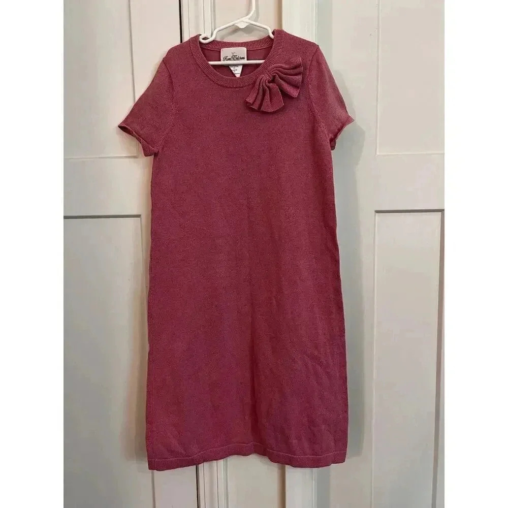 rare editions girls lightweight sweater dress big girl size 14 - Picture 1 of 5